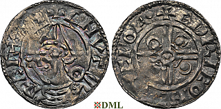 Денарий, Англия, Cnut  (1016-1035), м.д. Langport, монетарий Edric, North 787