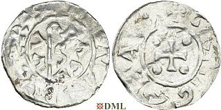 Денарий, Германия, Нижняя Лотарингия, B. Bernold (1040-1054), м.д. Groningen, Ilisch 2000 18.3