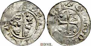 Денарий, Германия, Нижняя Лотарингия, B. Bernold (1040-1054), м.д. Groningen, Ilisch 2000 18.3