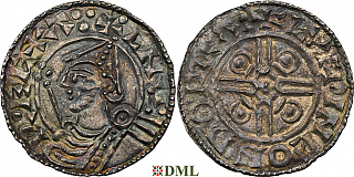 Денарий, Англия, Cnut  (1016-1035), м.д. Dover, монетарий Lufwine, North 787
