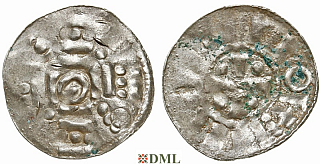 Денарий, Германия, Нижняя Лотарингия, Anonymous bishop, unknown mints, Ilisch 2000, 20.8.2
