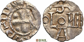 Денарий, Германия, Саксония, Anonymous bishop, м.д. Soest, Dbg. 342