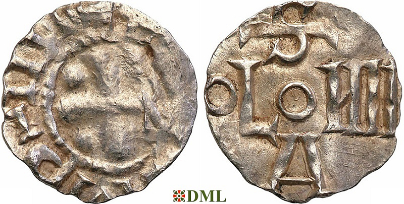 Денарий, Германия, Саксония, Anonymous bishop, м.д. Soest, Dbg. 342