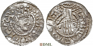 Денарий, Германия, Швабия, Heinrich II (1002-1024), м.д. Esslingen, Dbg. 951