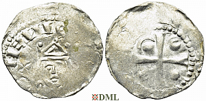 Денарий, Германия, Франкония, K. Heinrich III (1046-1056), м.д. Worms, Dbg. 847