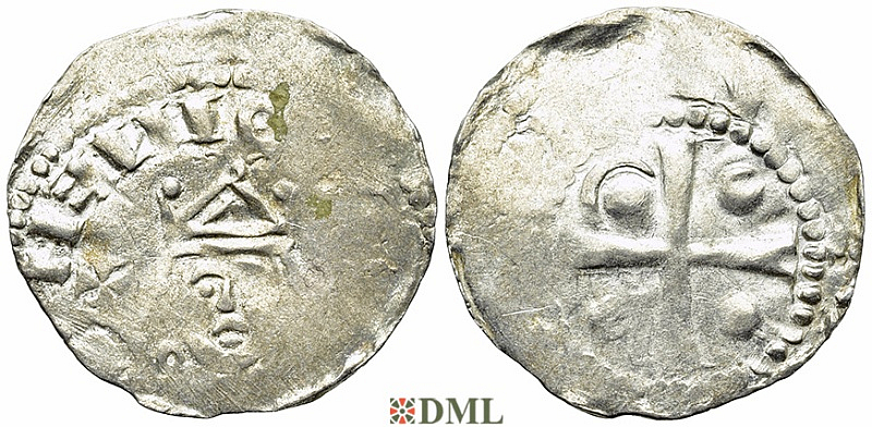 Денарий, Германия, Франкония, K. Heinrich III (1046-1056), м.д. Worms, Dbg. 847