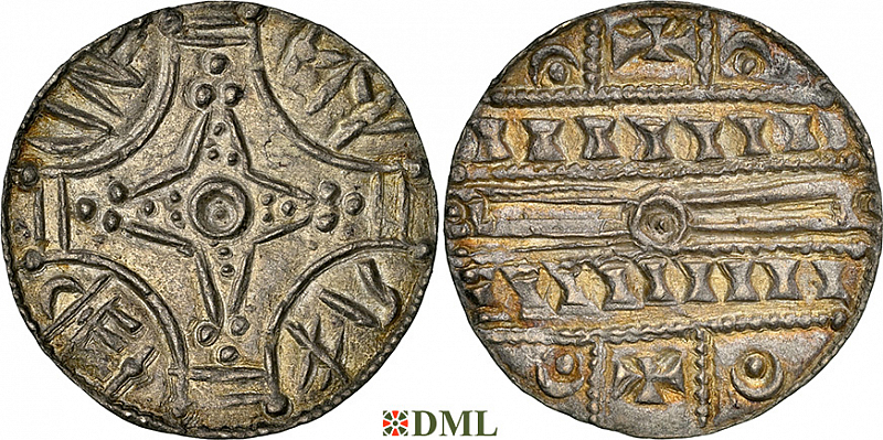 Денарий, Дания, Sven Estridsen (1047-1075), м.д. Roskilde, Hbg. 39а