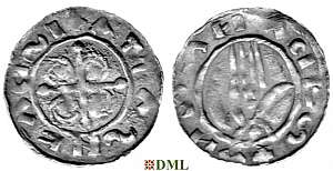 Денарий, Моравия, Ota I (1061-1087), м.д. Olomouc, Šmerda 328a