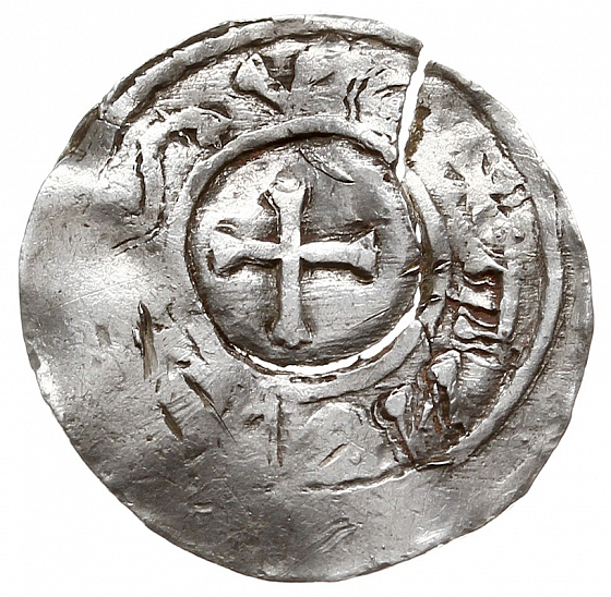 Денарий, Германия, Саксония, м.д. Goslar, type OAP, Imitatie (Подражание)