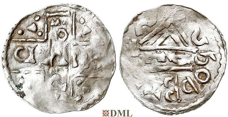 Денарий, Германия, Бавария, B. Hartwig (1009-1023) или EB. Gunther (1024-1025), м.д. Salzburg