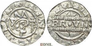 Денарий, Германия, Нижняя Лотарингия, Bruno III (1050-1057), м.д. Leeuwarden, Ilisch 2000, 21.14