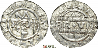 Денарий, Германия, Нижняя Лотарингия, Bruno III (1050-1057), м.д. Leeuwarden, Ilisch 2000, 21.14