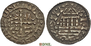 Денарий, Германия, Бавария, Heinrich III (1027-1039) и Konrad II (1024-1039), м.д. Regensburg, Hahn 1976, 35