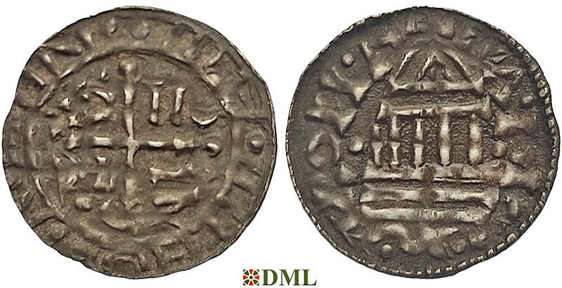 Денарий, Германия, Бавария, Heinrich III (1027-1039) и Konrad II (1024-1039), м.д. Regensburg, Hahn 1976, 35