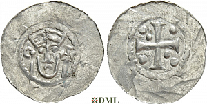 Денарий, Германия, Нижняя Лотарингия, Anonymous bishop, м.д. Zaltbommel, Ilisch 2000, 4.14