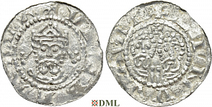 Денарий, Германия, Нижняя Лотарингия, Egbert II (1068-1090), м.д. Leeuwarden, Ilisch 2000, 22.10