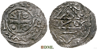 Денарий, Чехия, Boleslav II (972/973-999), м.д. Prague, Šmerda 1996, 12q