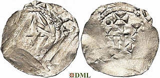 Денарий, Германия, Нижняя Лотарингия, Boudewijn V (1036-1067), м.д. Arras, Ilisch 2014, 6.13
