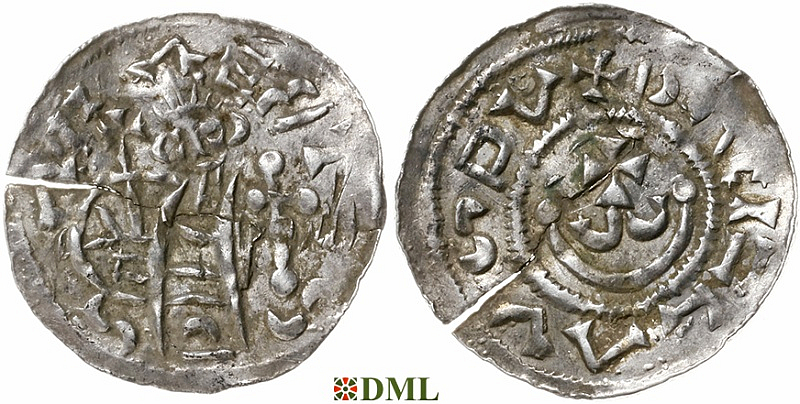 Денарий, Моравия, Břetislav I (1019-1034), Šmerda 313a