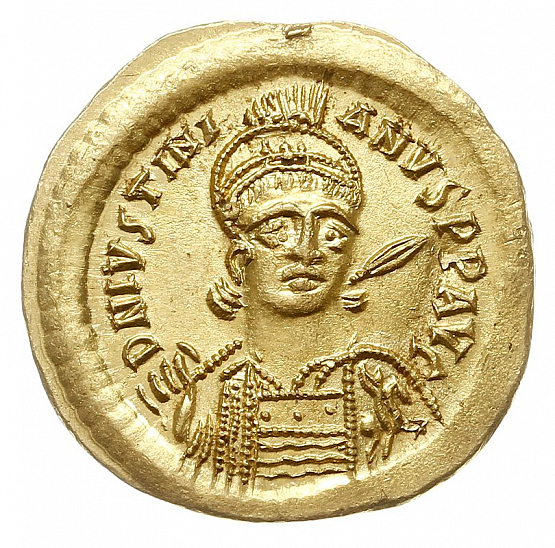 Солид, Византия, Justinian I (527-565), м.д. Constantinople