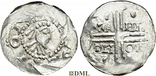 Денарий, Германия, Нижняя Лотарингия, Gf. Hermann (1020-1051), м.д. Emden, Dbg. 772