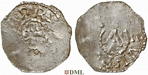 Денарий, Германия, Верхняя Лотарингия, Poppo (1016-1047), м.д. Trier, Dbg. 466