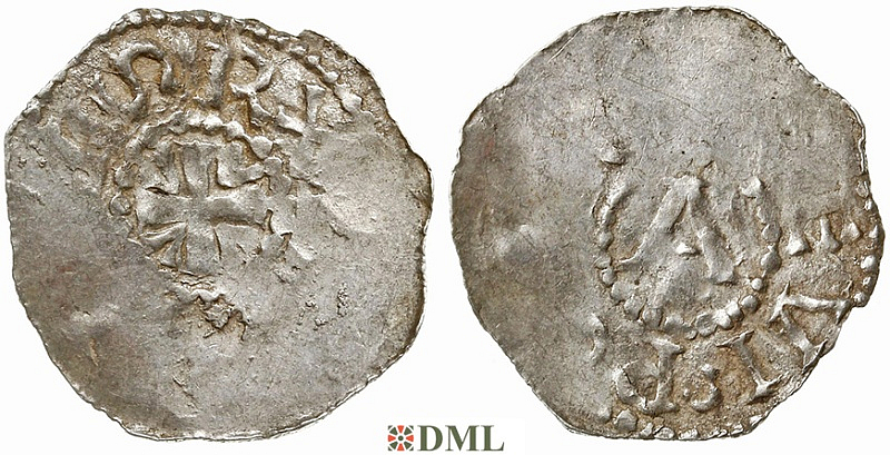 Денарий, Германия, Верхняя Лотарингия, Poppo (1016-1047), м.д. Trier, Dbg. 466