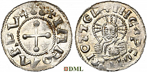 Денарий, Чехия, Богемия, Jaromir (1003-1034), м.д. Prague, Šmerda 1996, 111a