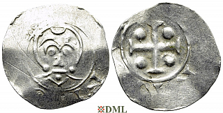 Денарий, Германия, Нижняя Лотарингия, Bernold (1046-1054), м.д. Deventer, Ilisch 2000, 1.13-1.15