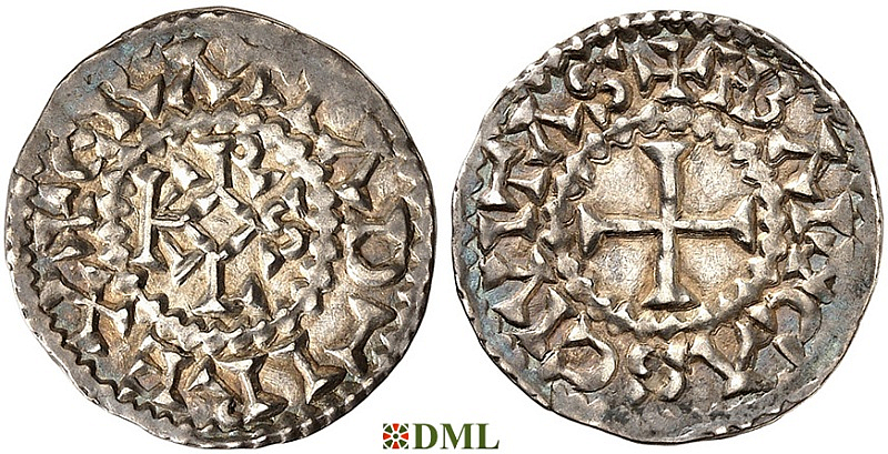 Денье, Каролинги, Charles le Chauve (840-877), м.д. Bayeux, Depeyrot 127