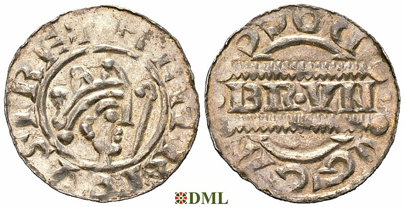 Денарий, Германия, Нижняя Лотарингия, Bruno III (1050-1057), м.д. Dokkum, Ilisch 2000, 21.22