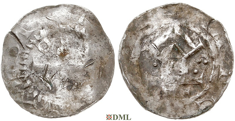 Денарий, Германия, Саксония, Нижняя Саксония, м.д. Goslar, type OAP