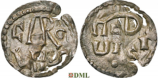 Денье, Каролинги, Charlemagne (768-814),  м.д. Quentovic, Depeyrot 796