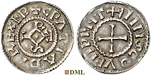 Денье, Каролинги, Charles II (843-877), м.д. Couvin