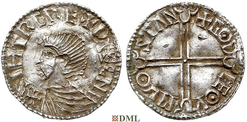 Денарий, Ирландия, Sihtric III Anlafsson (995-1036), м.д. Dublin, монетарий 