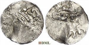 Денарий, Германия, Нижняя Лотарингия, Henrich II (1002-1024), м.д. Aachen, Ilisch 2014, 50.5  