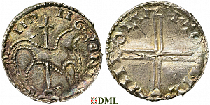 Денарий, Дания, Magnus I (1042-1047), м.д. Lund, Hbg. 15