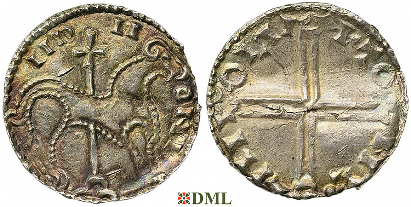 Денарий, Дания, Magnus I (1042-1047), м.д. Lund, Hbg. 15