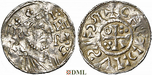 Денарий, Германия, Бавария, K. Heinrich II (1014-1024), м.д. Regensburg, Hahn 1976, 29b3
