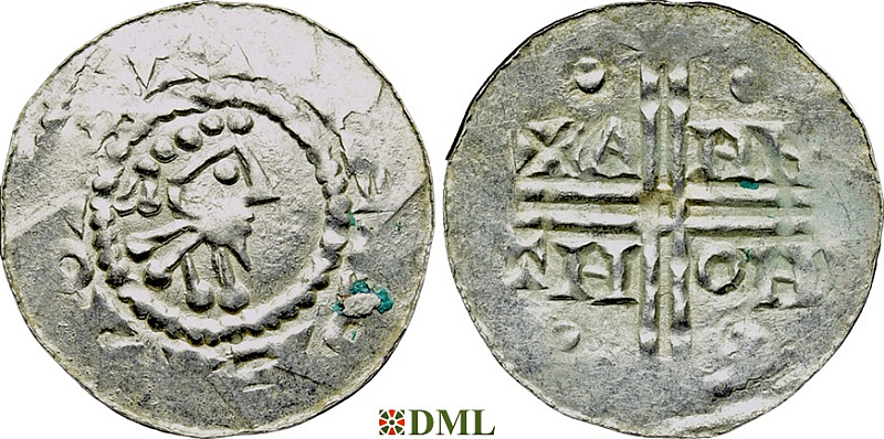 Денарий, Германия, Нижняя Лотарингия, Hermann (1020-1051), м.д. Emden, Dbg. 773