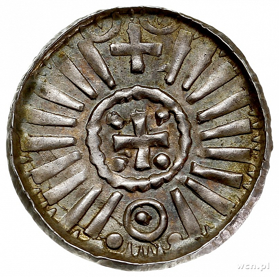 Денарий, Германия, Саксония, Anonymous bishop, Sachesnpfennig, Kilger 2000, KN 1