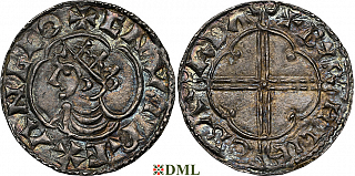 Денарий, Англия, Cnut  (1016-1035), м.д. Barnstaple, монетарий Byrhsie, North 781