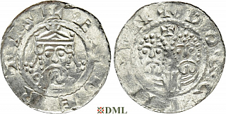 Денарий, Германия, Нижняя Лотарингия, Gf. Egbert II (1068-1090), м.д. Dokkum, Ilisch 2000, 22.5