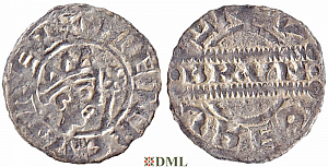 Денарий, Германия, Нижняя Лотарингия, Bruno III (1050-1057), м.д. Leeuwarden, Ilisch 2000, 21.14