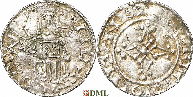 Денарий, Дания, Sven Estridsen (1047-1075), м.д. Lund, Hbg. 28