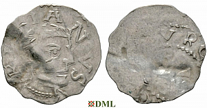 Денарий, Германия, Франкония, Anonymous bishop, м.д. Wurzburg, Dbg. 