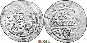 Денарий, Германия, Нижняя Лотарингия, B. Wilhelm (1054-1076), м.д. Utrecht, Ilisch 2000, 10.10