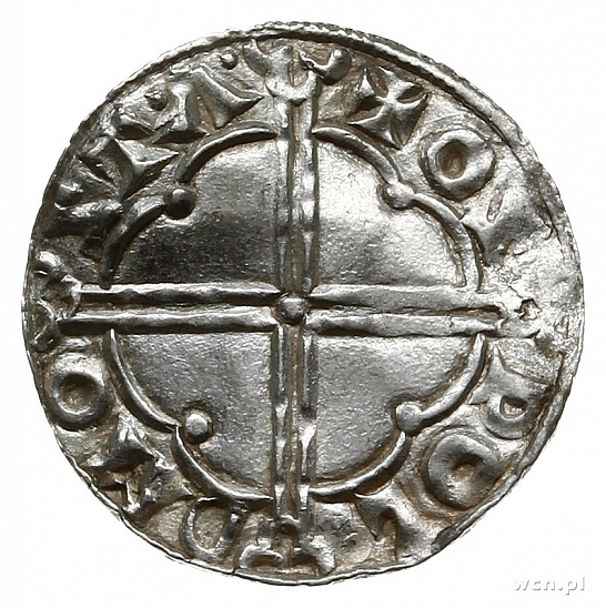 Денарий, Англия, Cnut  (1016-1035), м.д. Stamford, монетарий Oswold, North 781