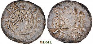 Денарий, Германия, Нижняя Лотарингия, Bruno III (1050-1057), м.д. Stavoren, Ilisch 2000, 21.11