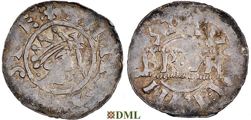Денарий, Германия, Нижняя Лотарингия, Bruno III (1050-1057), м.д. Stavoren, Ilisch 2000, 21.11